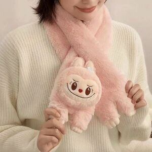Pink MOKOKO Warm Fluffy Plush Scarf — Pop Land  Exclusive